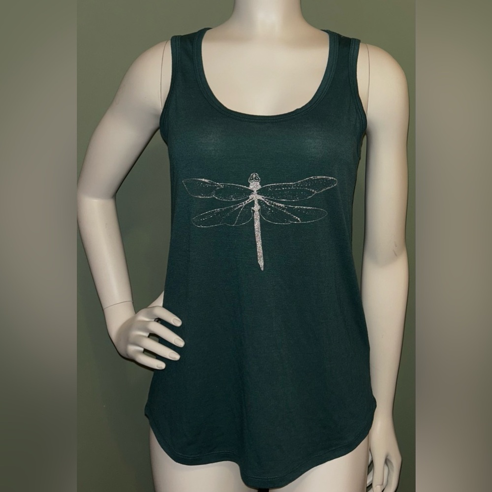 Warehouse One - Teal Dragonfly Tank Top